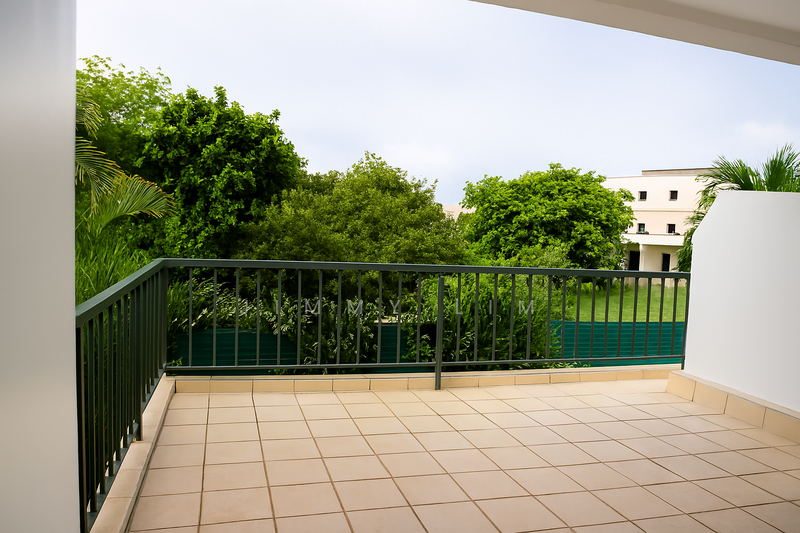Expansive Balcony facing the serene Park