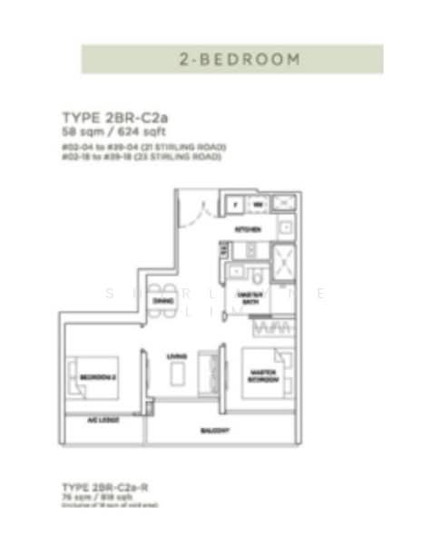 Stirling Residences, 23 Stirling Road, 2 Bedrooms, 624 sqft, Condominium For Sale, by Shirlayne Lim, 500008034 - PropertyGuru.com.sg