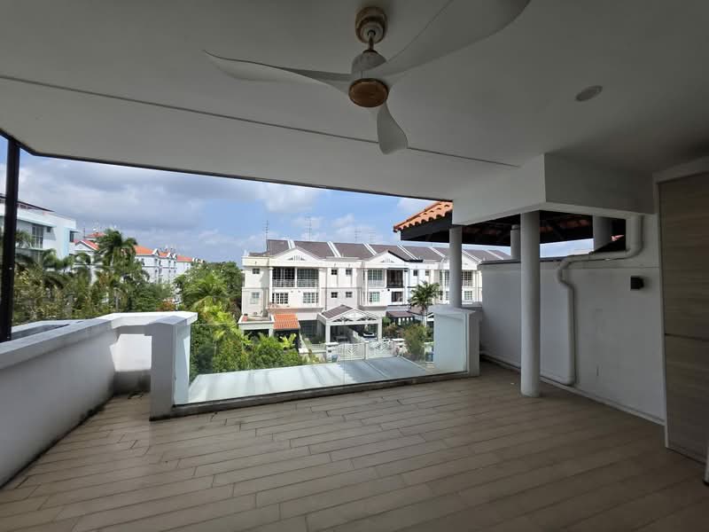 Homes at Eastwood Place Corner Terrace For Sale at S$ 4,800,000 | PropertyGuru Singapore - Balcony