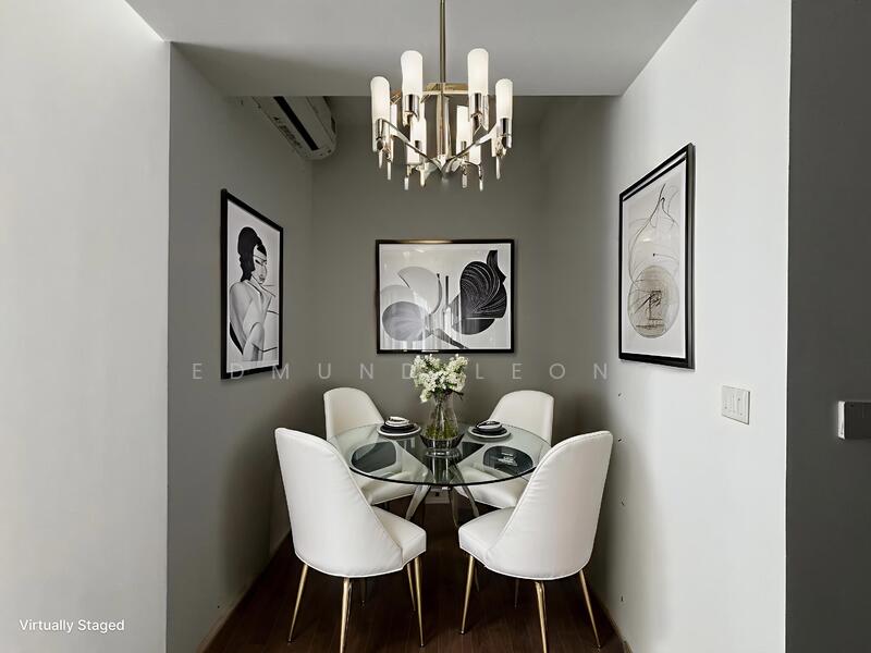 AI edited staging - Study or Dining Area