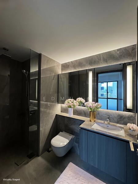 AI edited staging - Bathroom