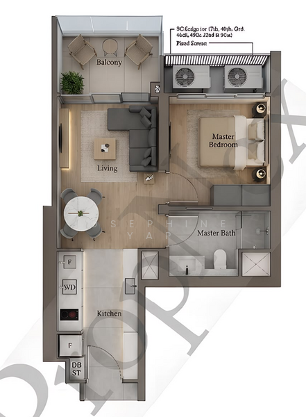 Avenue South Residence, 1 Silat Avenue, 1 Bedroom, 527 sqft, Condominium For Sale, by Josephine Yap, 500010695 - PropertyGuru.com.sg