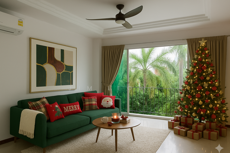 Virtually Staged Image living rm