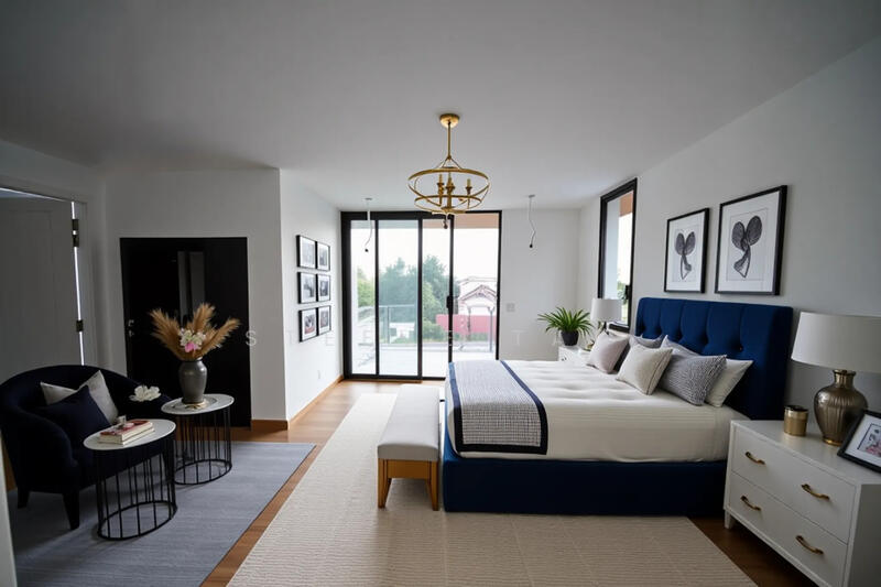 Bedroom for illustration only 