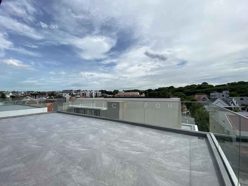 View from roof terrace