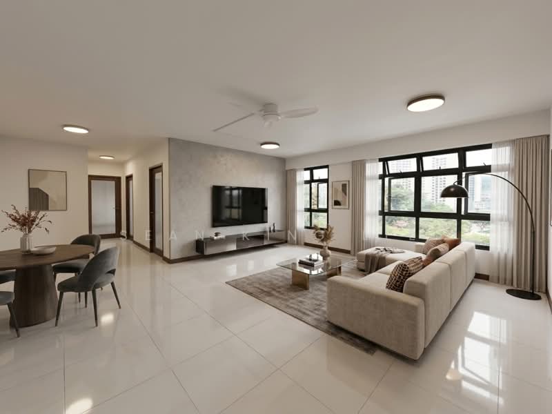 808B Choa Chu Kang Avenue 1, 808B Choa Chu Kang Avenue 1, 3 Bedrooms, 1,206 sqft, HDB Flat For Sale, by Sean King Lee, 500012336 - Living Room - PropertyGuru.com.sg