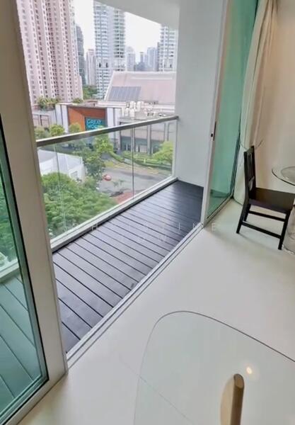 Living room with Balcony