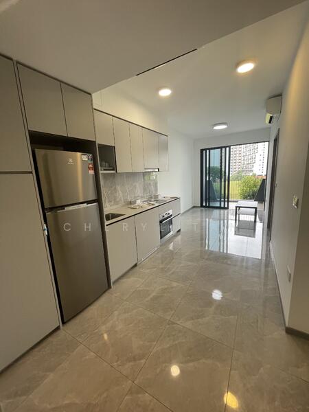 Living room and Kitchen