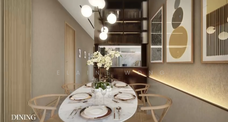 new FH, novena 1km sji, acs, , 3 Bedrooms, 1,023 sqft, Condominium For Sale, by Elaine Wong, 500012738 - Dining Room - PropertyGuru.com.sg