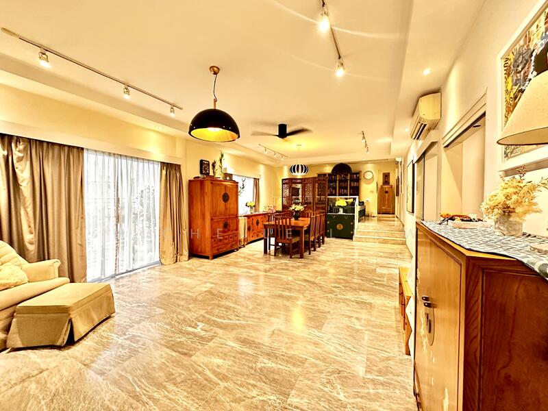 Spacious Living Room & Dining Area