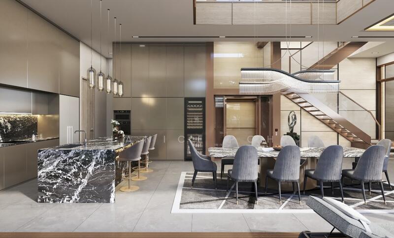 Double Volume Dining Area