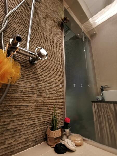 Mediterranean Sand Tone Design Bathroom