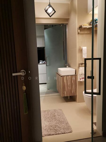 Glass door access from kitchen and Bedrm