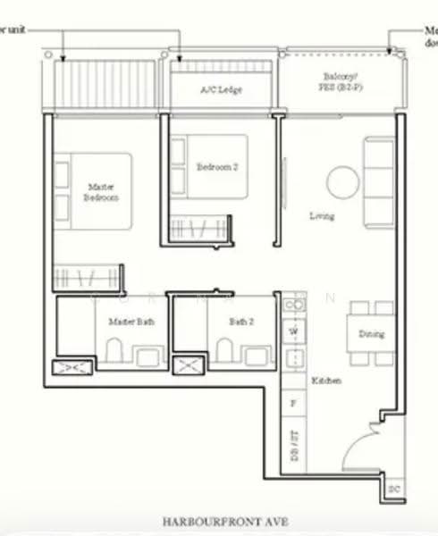 The Reef at King's Dock, 2 Harbourfront Avenue, Harbourfront / Telok Blangah, 2 Bedrooms, 743 sqft, Condominium For Sale, by Corina Tan, 500013951 - PropertyGuru.com.sg