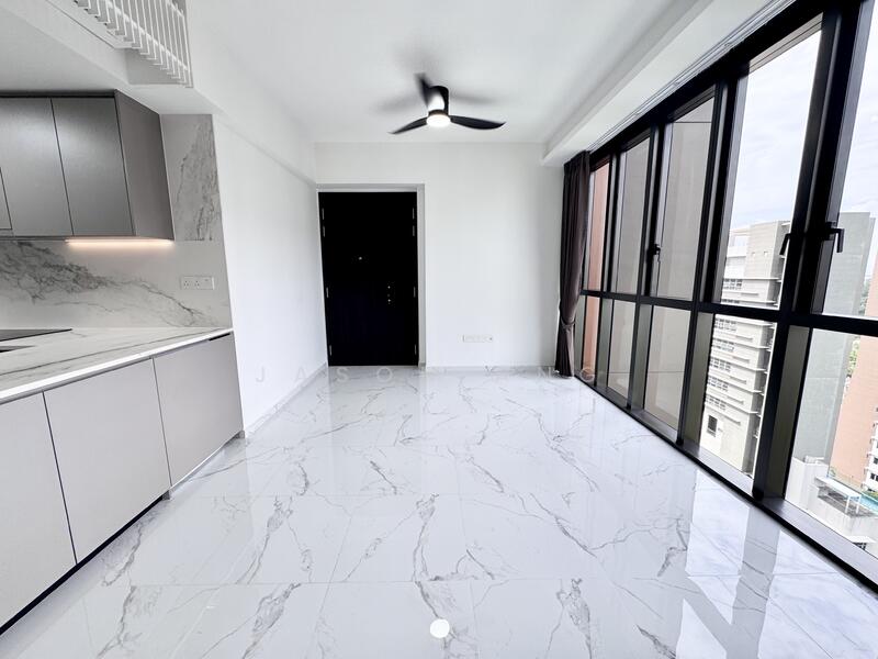 Spacious living and dining area