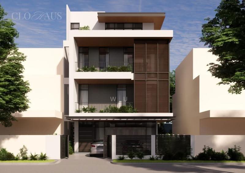 Richard's Park, Richards Avenue, Hougang / Punggol / Sengkang, 4 Bedrooms, 2,000 sqft, Corner Terrace For Sale, by Wu JiaWei, 500014562 - Exterior(Rebuild 3D Rendering) - PropertyGuru.com.sg