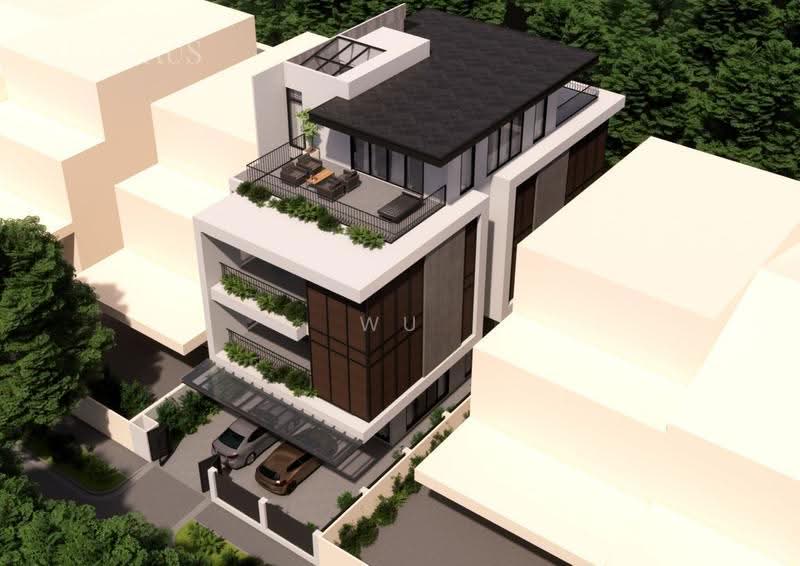 Richard's Park, Richards Avenue, Hougang / Punggol / Sengkang, 4 Bedrooms, 2,000 sqft, Corner Terrace For Sale, by Wu JiaWei, 500014562 - Exterior(Rebuild 3D Rendering) - PropertyGuru.com.sg