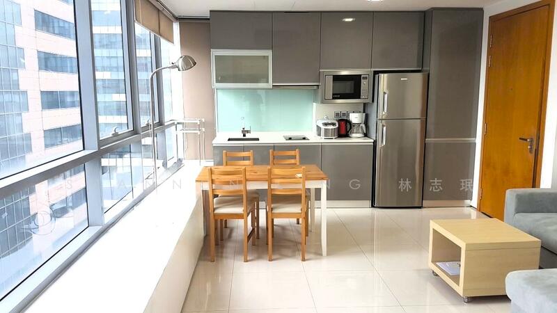 Living room and Kitchen