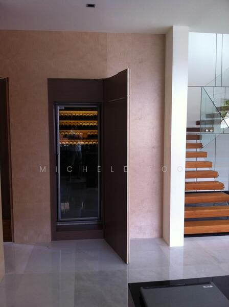 Temperature-Controlled Wine Cellar Entry
