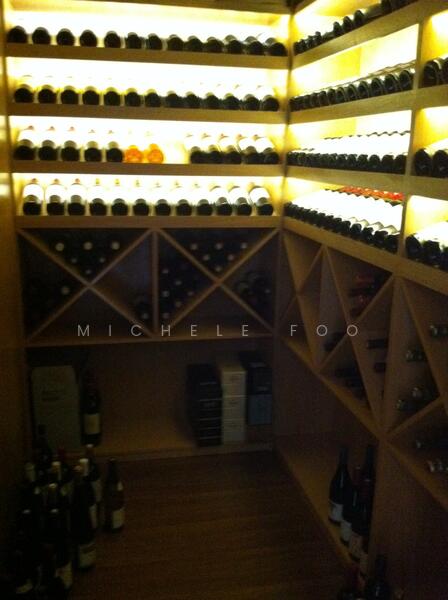 Walk-In Wine Cellar with Custom Racking