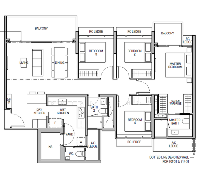 For Sale ★Low Entry 4 BR Unit Near Mrt Move In Ready★