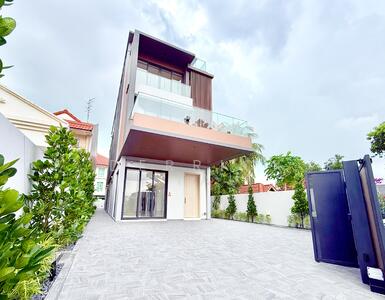 For Sale - Brand New 3.5 Storey Freehold Detached Home in D14 with Lift + Pool and Mins Walk to Kembangan MRT