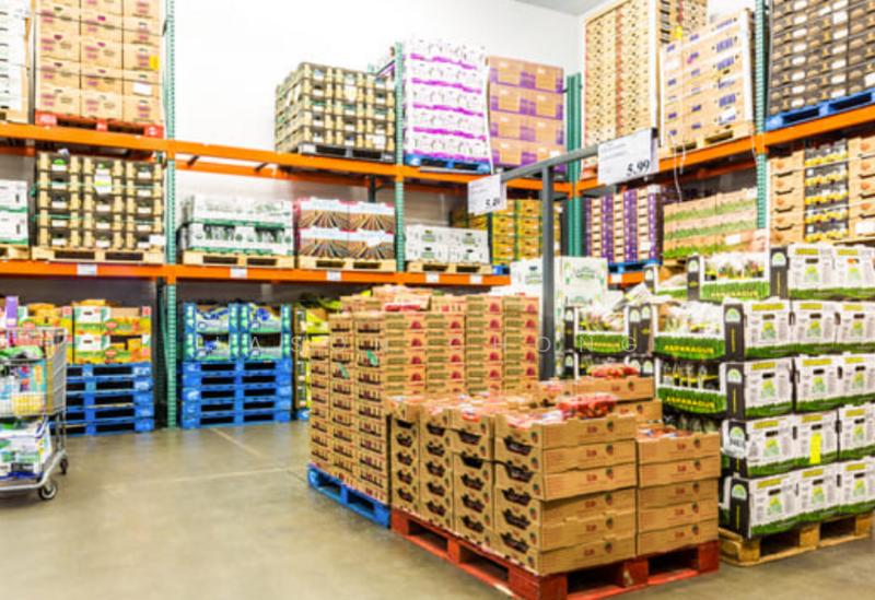 Warehouse, Food Storage, With Racking, SFA, Ground Floor, Ceiling 12m ...