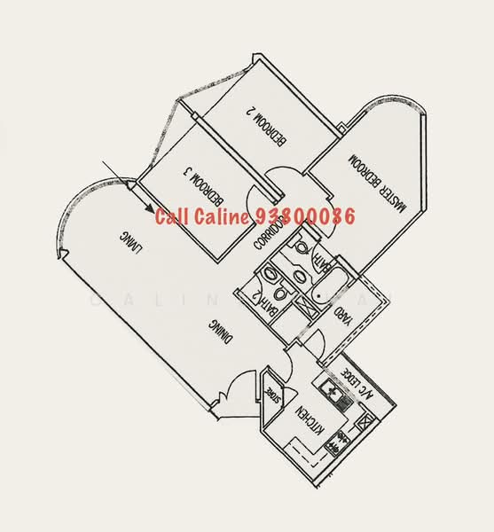 Yew Mei Green, 56 Choa Chu Kang North 6, 3 Bedrooms, 1,130 sqft, Condominium For Sale, by Caline Chai, 500017286 - PropertyGuru.com.sg