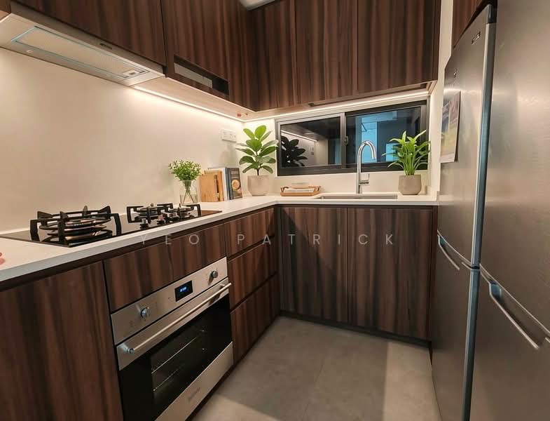 Lentor Modern, 7 Lentor Central, 3 Bedrooms, 990 sqft, Condominium For Rent, by Yeo Patrick, 500017477 - Kitchen - PropertyGuru.com.sg