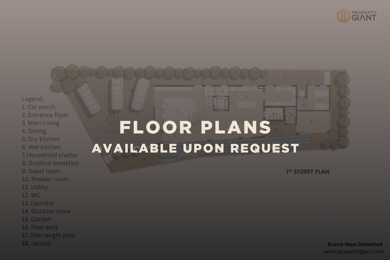 For Sale ❤️GIANT⚡️Brand New 3 Levels Detached House w Swimming Pool, Attic & Lift