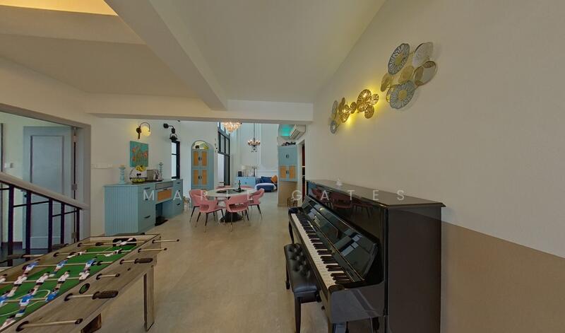 Dining and entertainment area