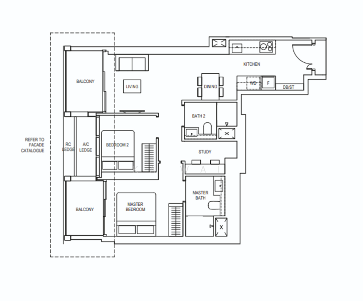 For Sale Cheapest 2+S unit, best stack and layout, serious seller
