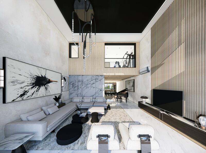 ⭐⭐⭐LANDED7772@Stunning Brand New Terraces Near Novena MRT (D11) 6rm, , 6 Bedrooms, 6,062 sqft, Terraced House For Sale, by WeeThong Chai, 500018183 - Living Room - PropertyGuru.com.sg