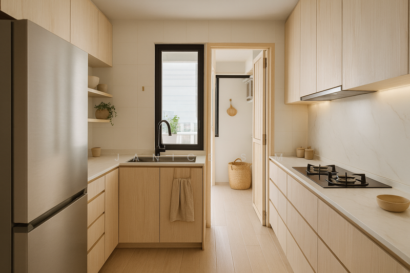 Illustrated photo - Kitchen