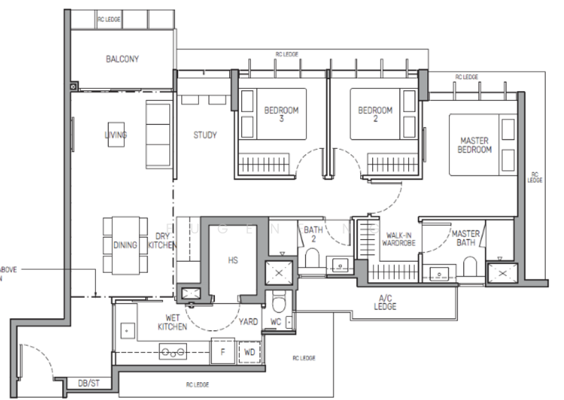 For Sale 3BR+Study! Below 19xxpsf! Upper Bukit Timah