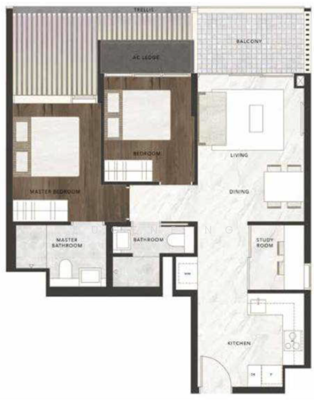 For Sale TOP-ED! Cheapest 2BR+Study! D10 FH! Chatsworth GCB Enclave