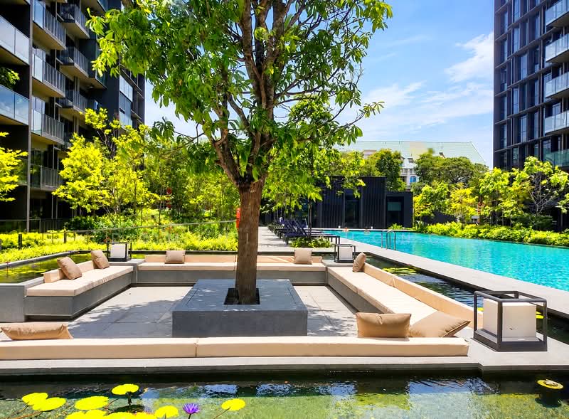 Tembusu Grand, 92 Jalan Tembusu, East Coast / Marine Parade, 1 Bedroom, 527 sqft, Condominium For Sale, by Dominic Chong, 500019820 - water lily courtyard - PropertyGuru.com.sg