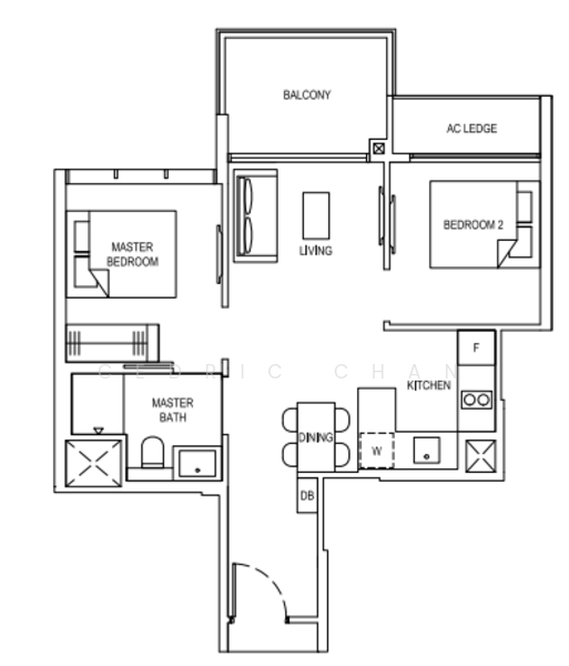 The Florence Residences, 93 Hougang Avenue 2, 2 Bedrooms, 624 sqft, Condominium For Sale, by Cedric Chan, 500020816 - PropertyGuru.com.sg