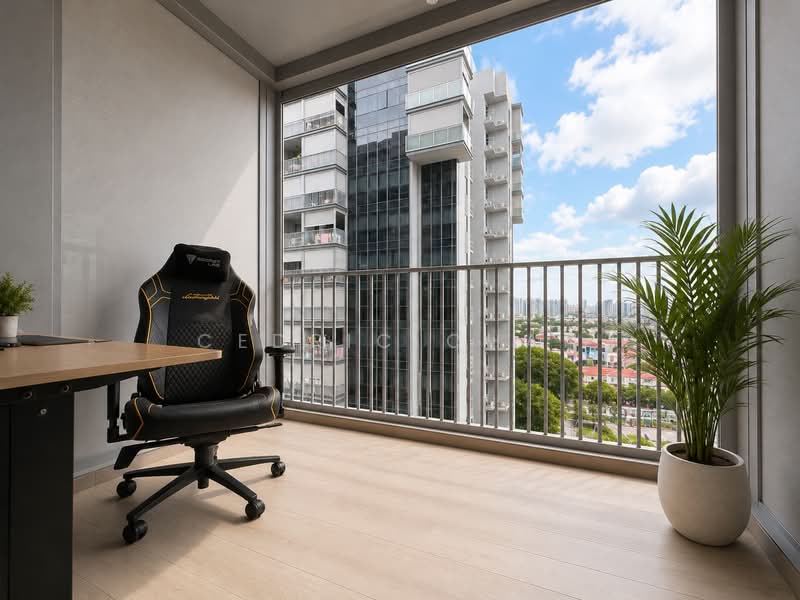 The Florence Residences, 93 Hougang Avenue 2, 2 Bedrooms, 624 sqft, Condominium For Sale, by Cedric Chan, 500020816 - Balcony - PropertyGuru.com.sg