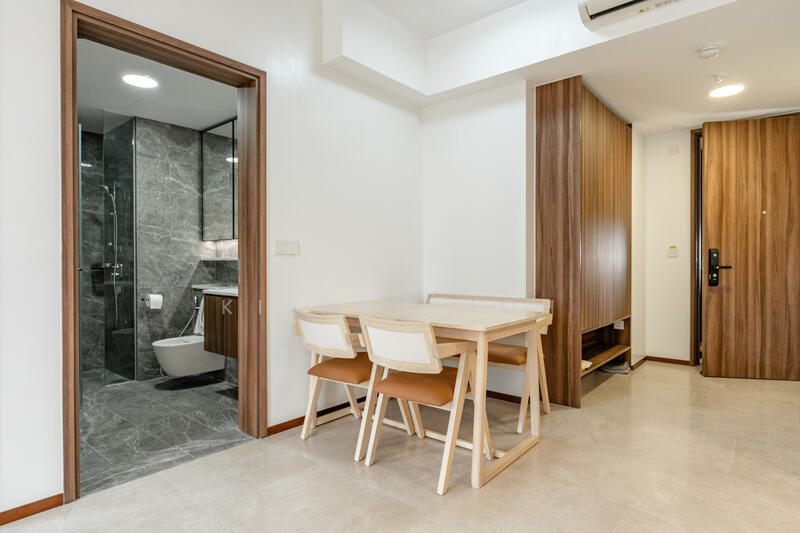 Lentor Modern, 3 Lentor Central, 2 Bedrooms, 678 sqft, Condominium For Rent, by Kieran Koh, 500020994 - Dining - PropertyGuru.com.sg