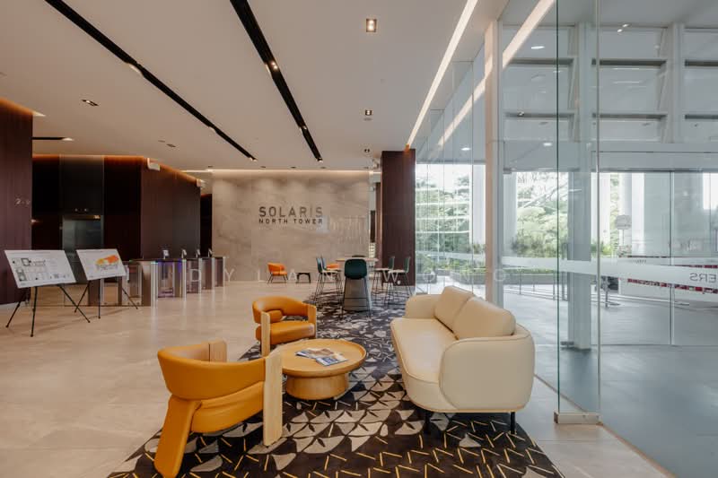 Solaris @ One-North, 1 Fusionopolis Walk, 22,795 sqft, Business / Science Park For Rent, by Dylan Wong, 500021403 - Lobby - CommercialGuru.com.sg