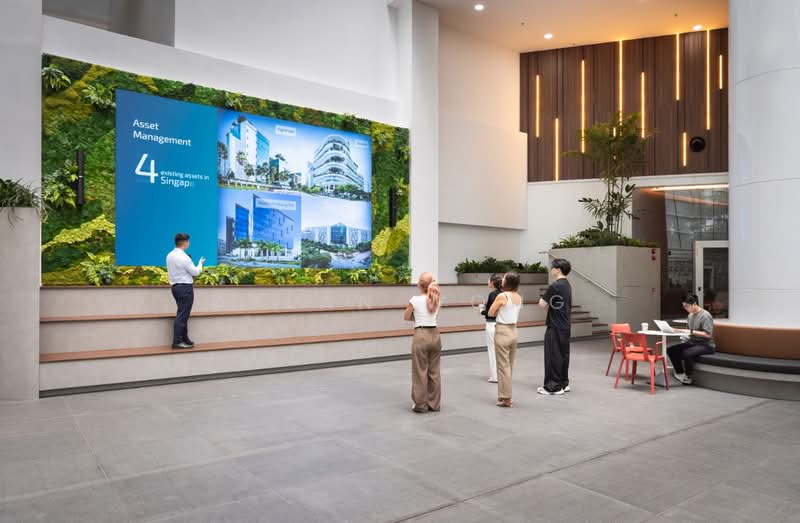 Solaris @ One-North, 1 Fusionopolis Walk, Buona Vista / West Coast / Clementi New Town, 6,791 sqft, Business / Science Park For Rent, by Dylan Wong, 500021481 - Lobby - CommercialGuru.com.sg