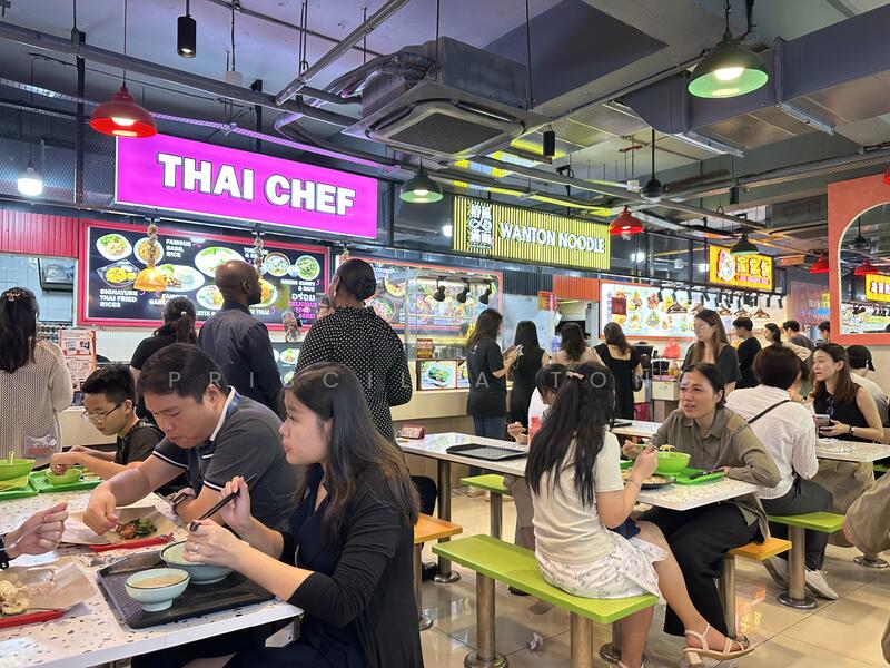 Air-Con Food Court near Bras Basah, Beach Road / Bugis / Rochor, 118 sqft, Food & Beverage For Rent, by Priscilla Tong, 500021549 - Interior - CommercialGuru.com.sg