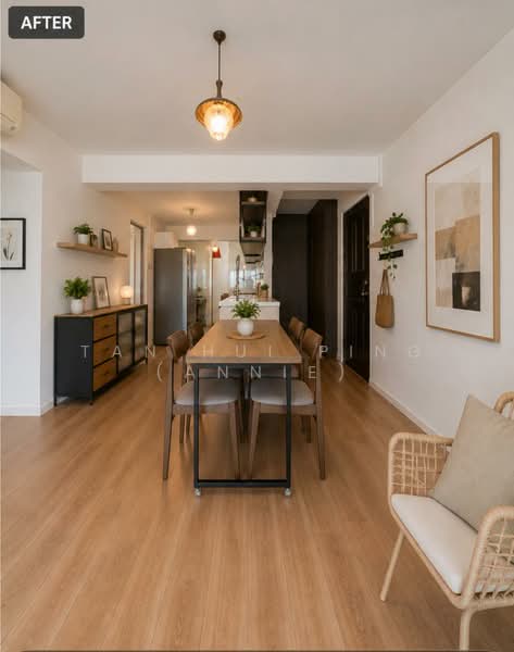 431 Ang Mo Kio Avenue 10, 431 Ang Mo Kio Avenue 10, 3 Bedrooms, 1,281 sqft, HDB Flat For Sale, by Tan Hui Ping (Annie), 500021681 - Dining Room - PropertyGuru.com.sg