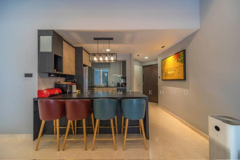 Monterey Park Condominium, 21 West Coast Rise, Buona Vista / West Coast / Clementi New Town, 3 Bedrooms, 1,528 sqft, Condominium For Sale, by Katherine Khoo, 500021933 - Kitchen - PropertyGuru.com.sg