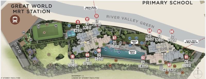 River Modern Condominium For Sale at S$ 2,668,000 | PropertyGuru Singapore - Exterior