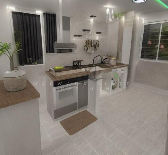 Kitchen. Pic AI-enhanced for clarity.