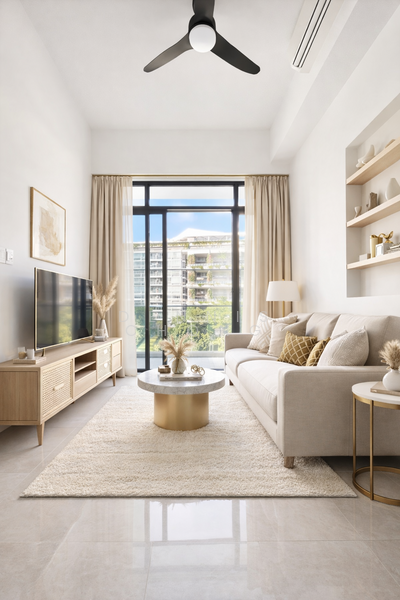 KAP Residences Condominium For Sale at S$ 1,499,999 | PropertyGuru Singapore - Living Room