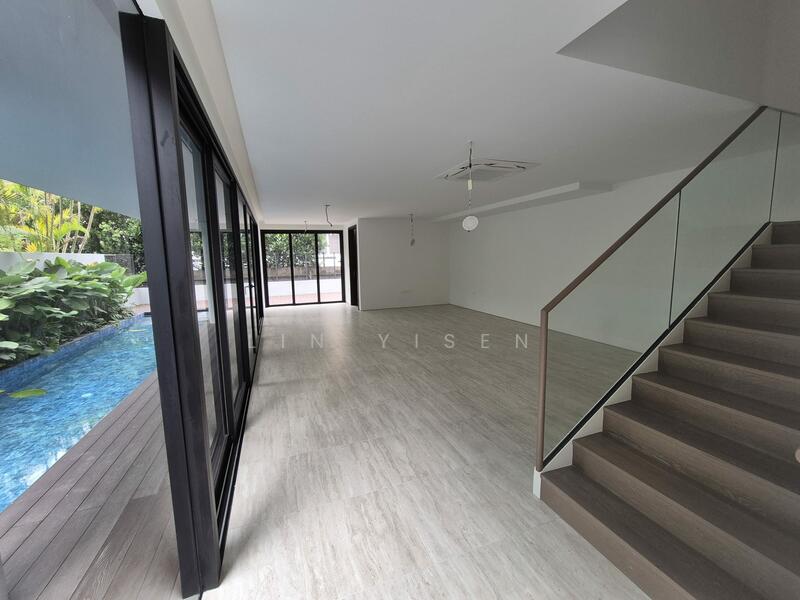 Basement Entertainment Area With Pool