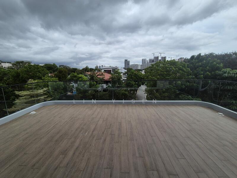 Holland New FH Detached With Basement Pool! Grove Drive/Mount Sinai/Ghim Moh Call 9444.4449 Detached House For Sale at S$ 19,744,444 | PropertyGuru Singapore - Balcony